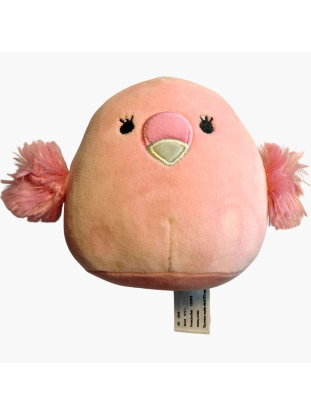 Squishmallows Kellytoy Pink Flamingo Bird Plush Soft Cuddly Stuffed Animal